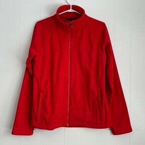 Columbia Interchange full zip fleece lined red jacket size L
